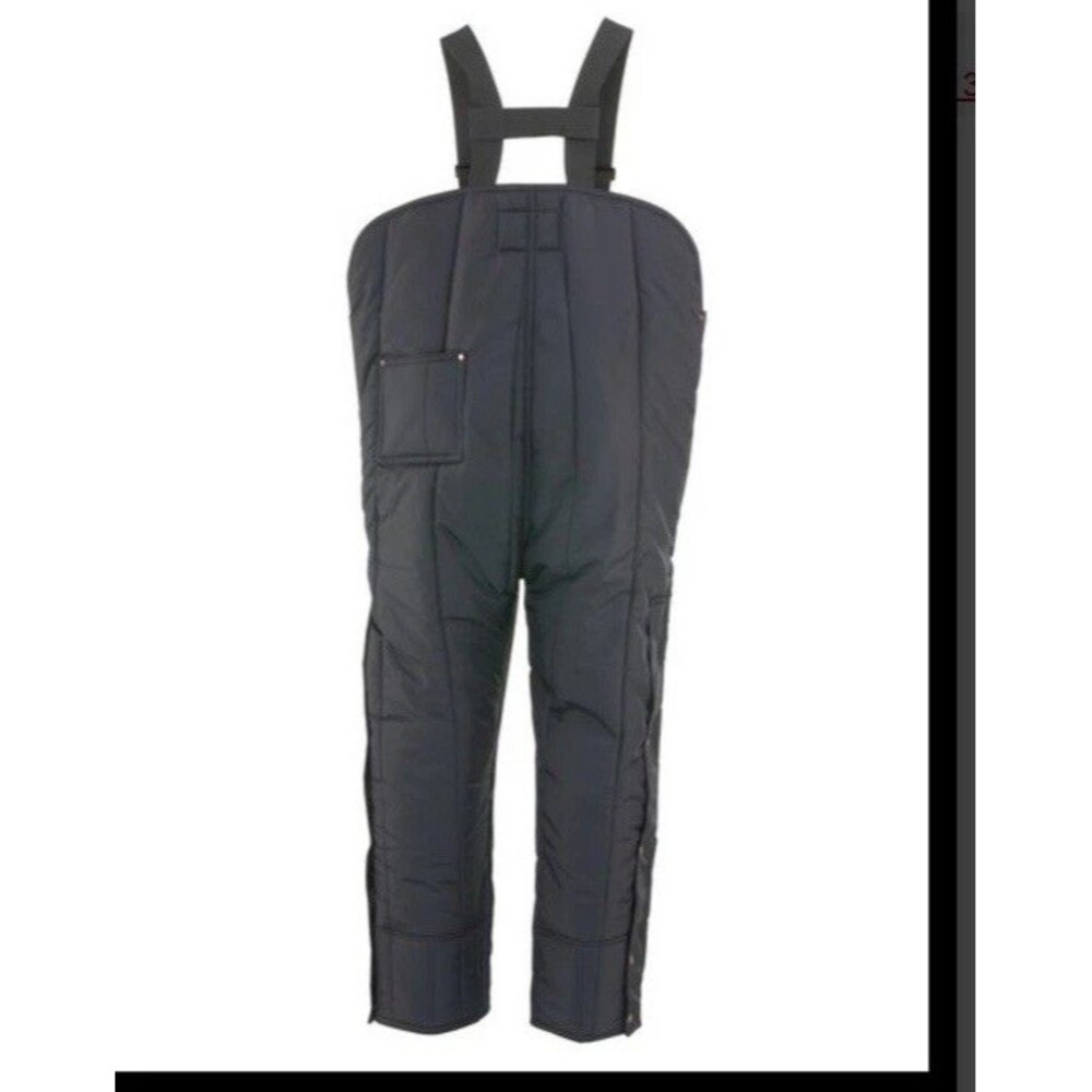 RefrigiWear Men's Insulated Bib Overalls Style 345 Navy Blue Size Large